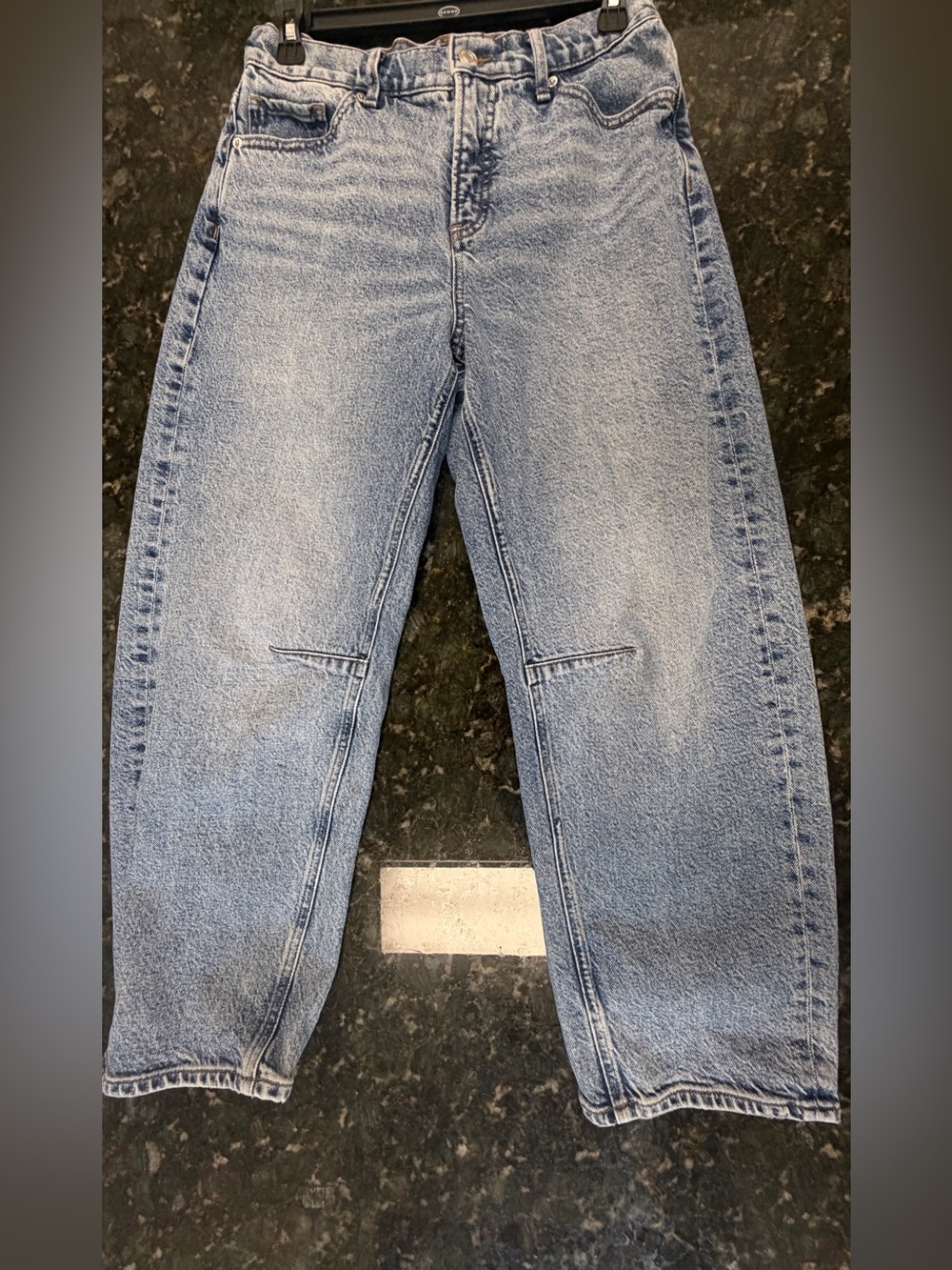 Express WOMENS Light Blue Relaxed Jeans